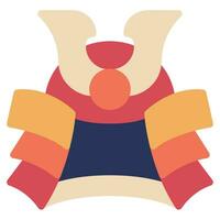 Samurai icon Illustration, for UIUX, Infographic, etc vector