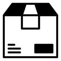 caja icono ilustración, para uiux, infografía, etc vector