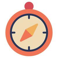 Compass Icon Illustration, for UIUX, Infographic, etc vector