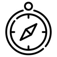 Compass Icon Illustration, for UIUX, Infographic, etc vector