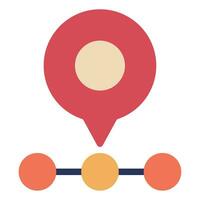 Tracking icon illustration, for uiux, infographic, etc vector
