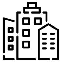 Downtown Icon Illustration, for UIUX, Infographic, etc vector