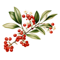 cereja fresco plantas fruta ai generativo png