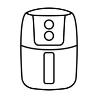 cooking air fryer appliance icon vector for graphic design, logo, website, social media, mobile app, UI illustration