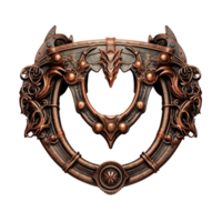Ancient medieval avatar frame Ai Generative png