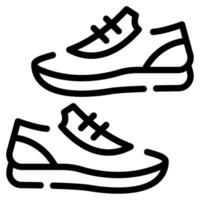 Zapatos icono ilustración, para uiux, infografía, etc vector