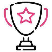 Trophy icon Illustration, for UIUX, infographic, etc vector