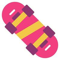 Skateboard icon Illustration, for UIUX, infographic, etc vector