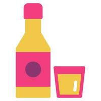 Soju icon illustration, for UIUX, Infographic, etc vector