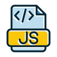 Javascript Vector Thick Line Filled Dark Colors