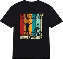 Summer T-shirt Design Vector