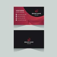 luxury business card design vector