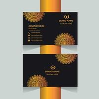 luxury business card design vector