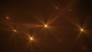 Glow gold flashing optical lens flares abstract photographer background video