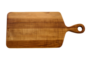 Wood Cutting Board.Food preparation tool .Generative AI png