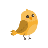 Cute Bird Png image, Art illustration image