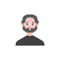 Man face illustration png