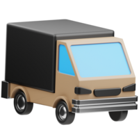 vrachtauto 3d illustratie voor web, app, infografisch, enz png