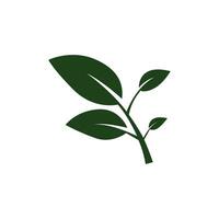 Green leaf logo, ecology nature .Vector illustration. vector