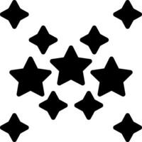 solid icon for stars vector