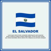 El Salvador Flag Background Design Template. El Salvador Independence Day Banner Social Media Post. El Salvador Banner vector