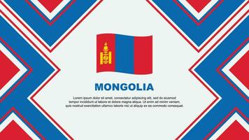 Mongolia bandera resumen antecedentes diseño modelo. Mongolia independencia día bandera fondo de pantalla vector ilustración. Mongolia vector