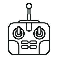 Computer aerial volume icon outline vector. Drone tech spy vector