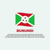 Burundi Flag Background Design Template. Burundi Independence Day Banner Social Media Post. Burundi Background vector