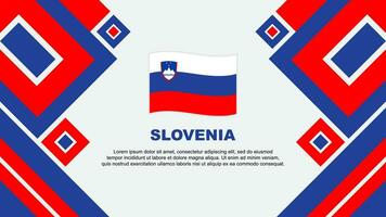 Eslovenia bandera resumen antecedentes diseño modelo. Eslovenia independencia día bandera fondo de pantalla vector ilustración. Eslovenia dibujos animados