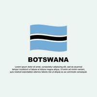 Botswana Flag Background Design Template. Botswana Independence Day Banner Social Media Post. Botswana Background vector