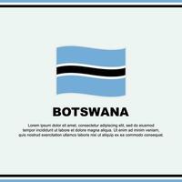 Botswana Flag Background Design Template. Botswana Independence Day Banner Social Media Post. Botswana Design vector