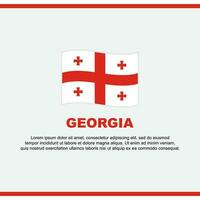 Georgia Flag Background Design Template. Georgia Independence Day Banner Social Media Post. Georgia Design vector