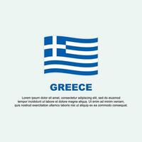 Greece Flag Background Design Template. Greece Independence Day Banner Social Media Post. Greece Background vector