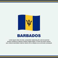 Barbados Flag Background Design Template. Barbados Independence Day Banner Social Media Post. Barbados Design vector