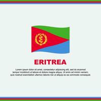 Eritrea Flag Background Design Template. Eritrea Independence Day Banner Social Media Post. Eritrea Design vector