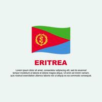 Eritrea Flag Background Design Template. Eritrea Independence Day Banner Social Media Post. Eritrea Background vector