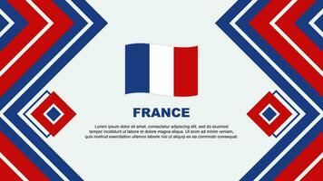 France Flag Abstract Background Design Template. France Independence Day Banner Wallpaper Vector Illustration. France Design