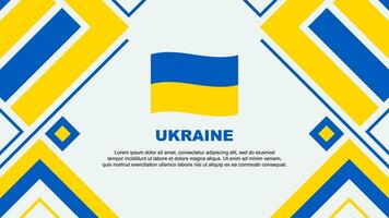 Ukraine Flag Abstract Background Design Template. Ukraine Independence Day Banner Wallpaper Vector Illustration. Ukraine Flag