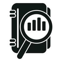 Folder risk plan icon simple vector. Budget finance vector