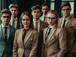 Business Team Person Portrait Photo Realistic Digital AI Generated Illustration Artwork