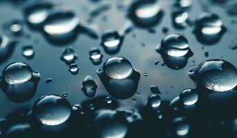 Water Drop Realistic AI Generative Image photo