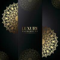 Luxury abstract background with gradient golden effects vector