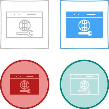 Unique Web Support Vector Icon