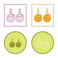 Earrings Vector Icon