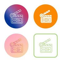 Clapper Board Vector Icon