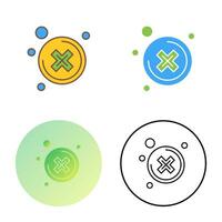 Close Vector Icon