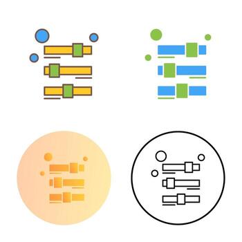 cambiar, vector, icono vector