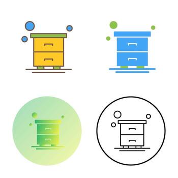 icono de vector de mesa