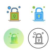 Open Lock Vector Icon