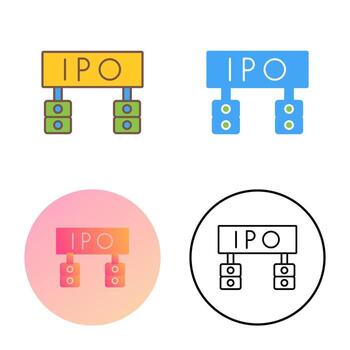Ipo Vector Icon